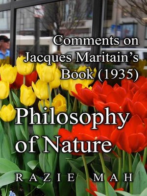 cover image of Comments on Jacques Maritain's Book (1935) Philosophy of Nature
